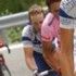 Kim Kirchen beim Giro d'Italia 2003 am Hinterrad von Maglia Rosa Simoni